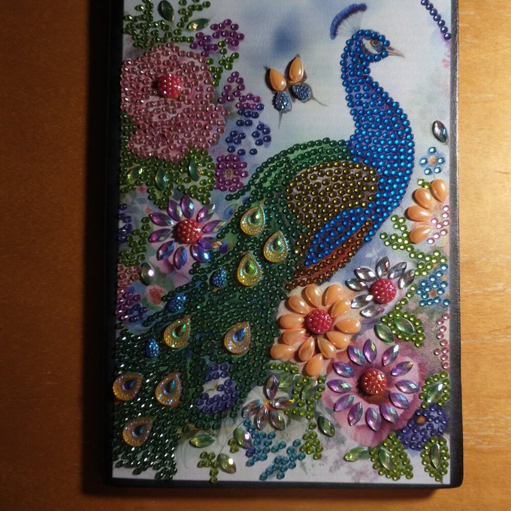 These .hand made note books and a travel makeup